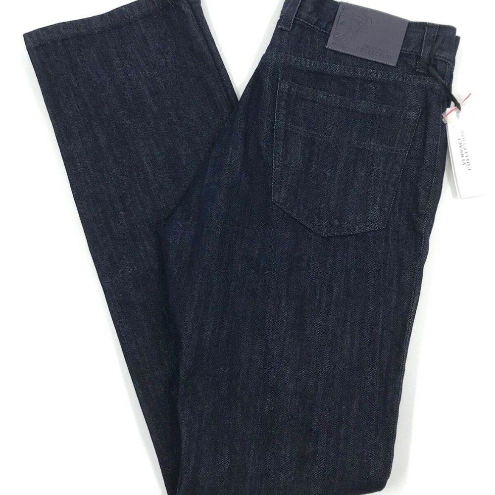 Versace 'Trend' Mens Dark Wash Stretch Jeans